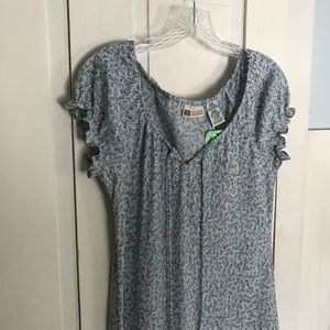 Sheer Patterned Midi Dress